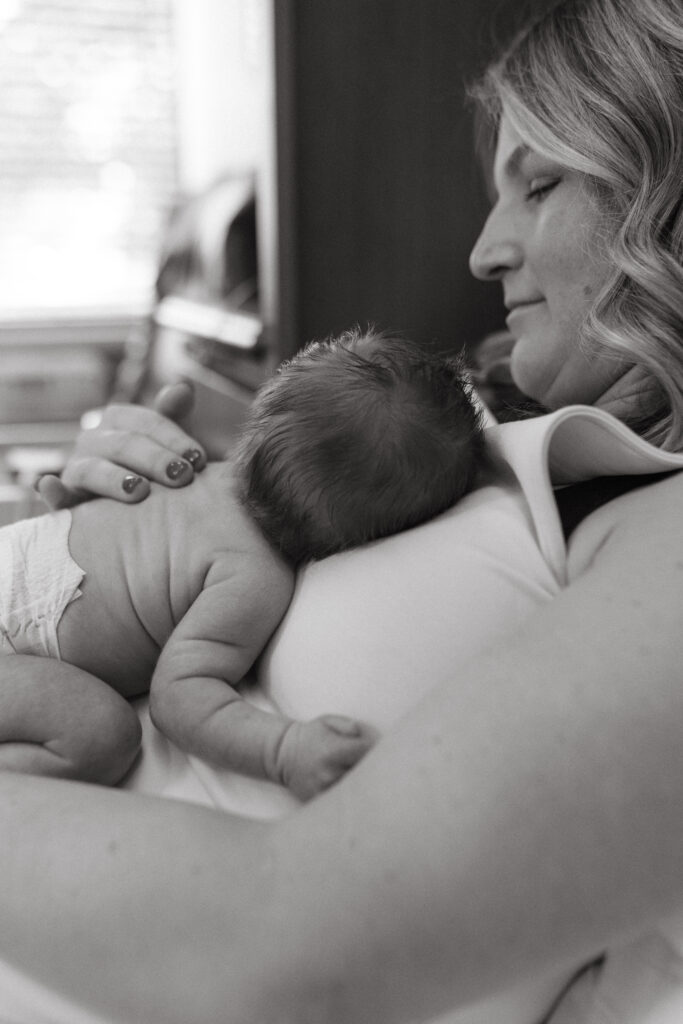 Newborn baby at hospital