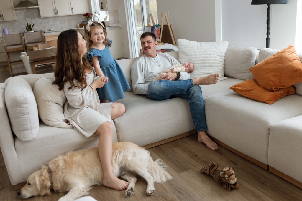 family newborn photography iowa city