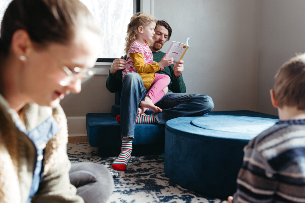 at home family photos iowa city